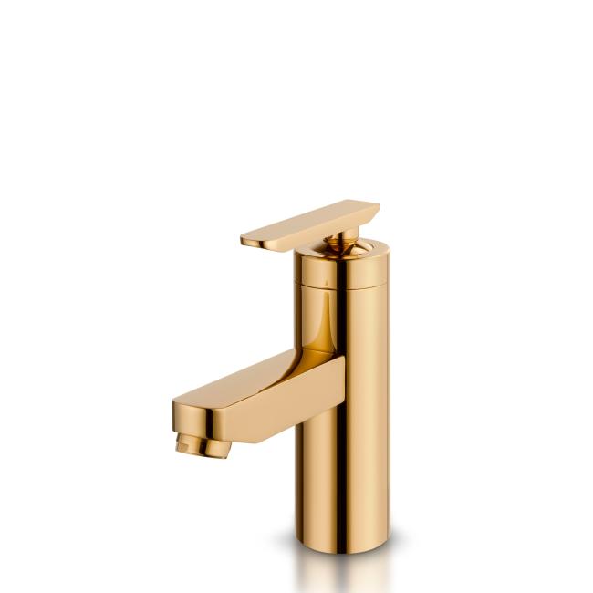 شیر روشویی مرتا پایه کوتاه طلایی