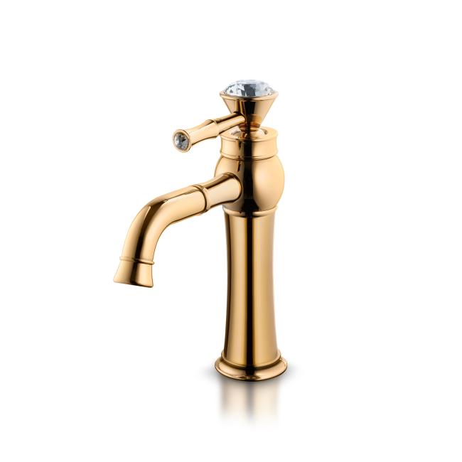 شیر روشویی کارول طلایی (کوتاه) 2